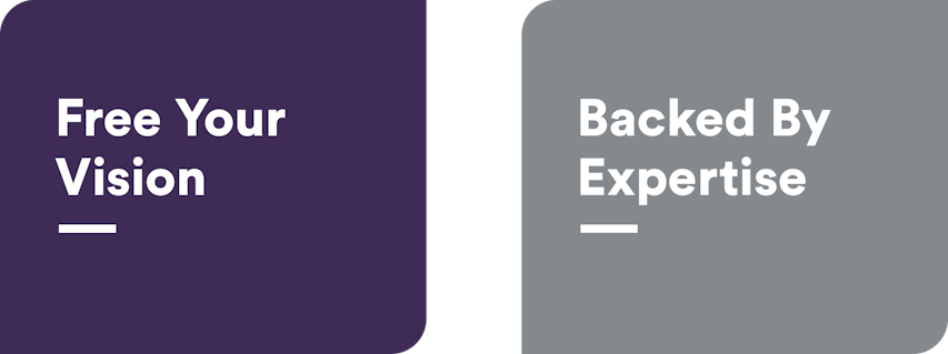 MagicPak brand pillars Free Your Vision and Backed by Expertise