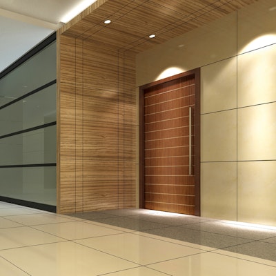 interior hall of office building