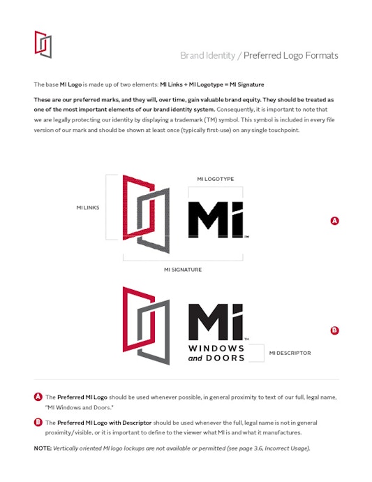 MI brand identity - logo formats