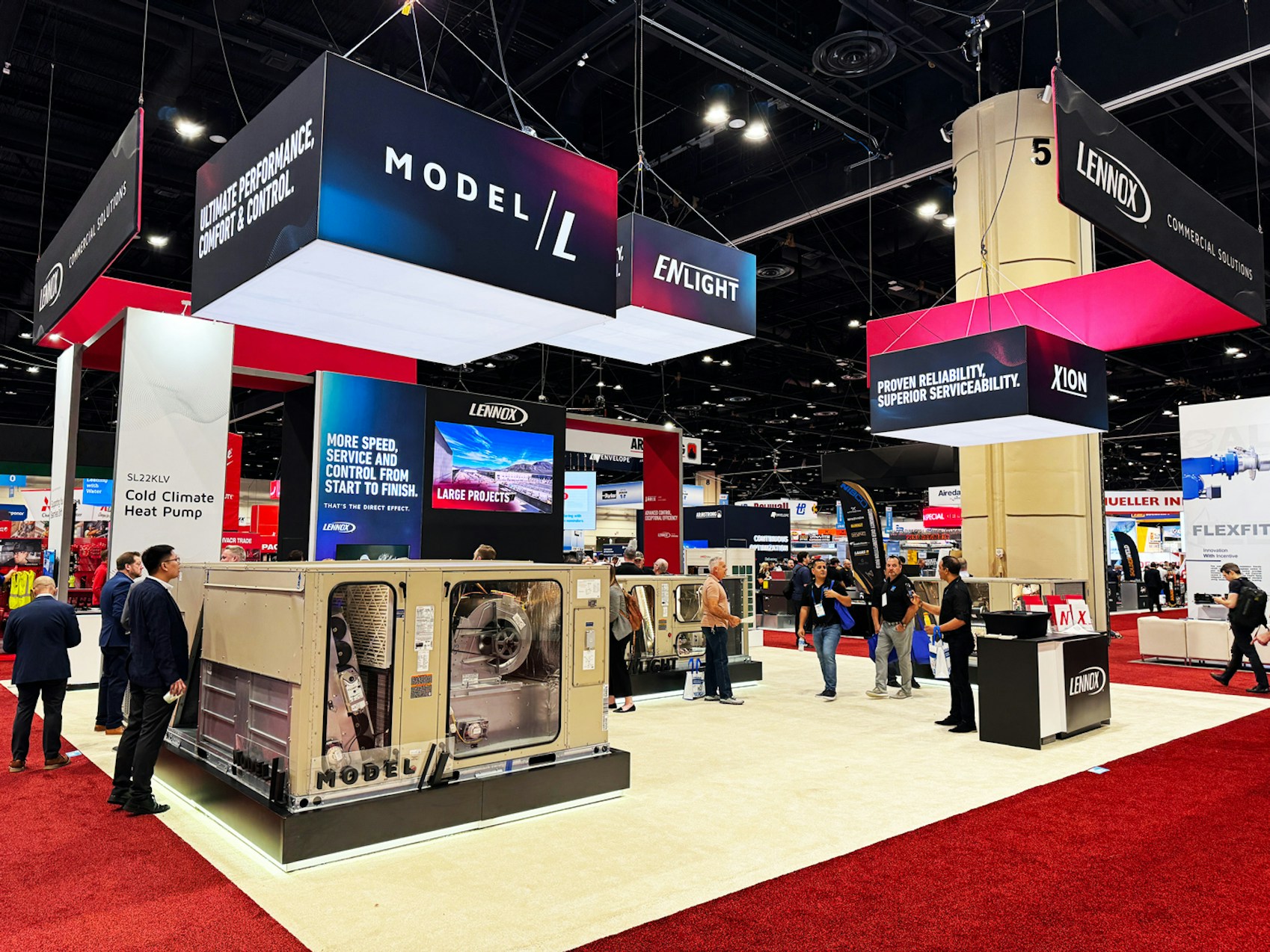 Lennox tradeshow booth